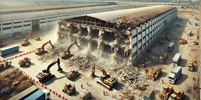 Demolição de Galpões